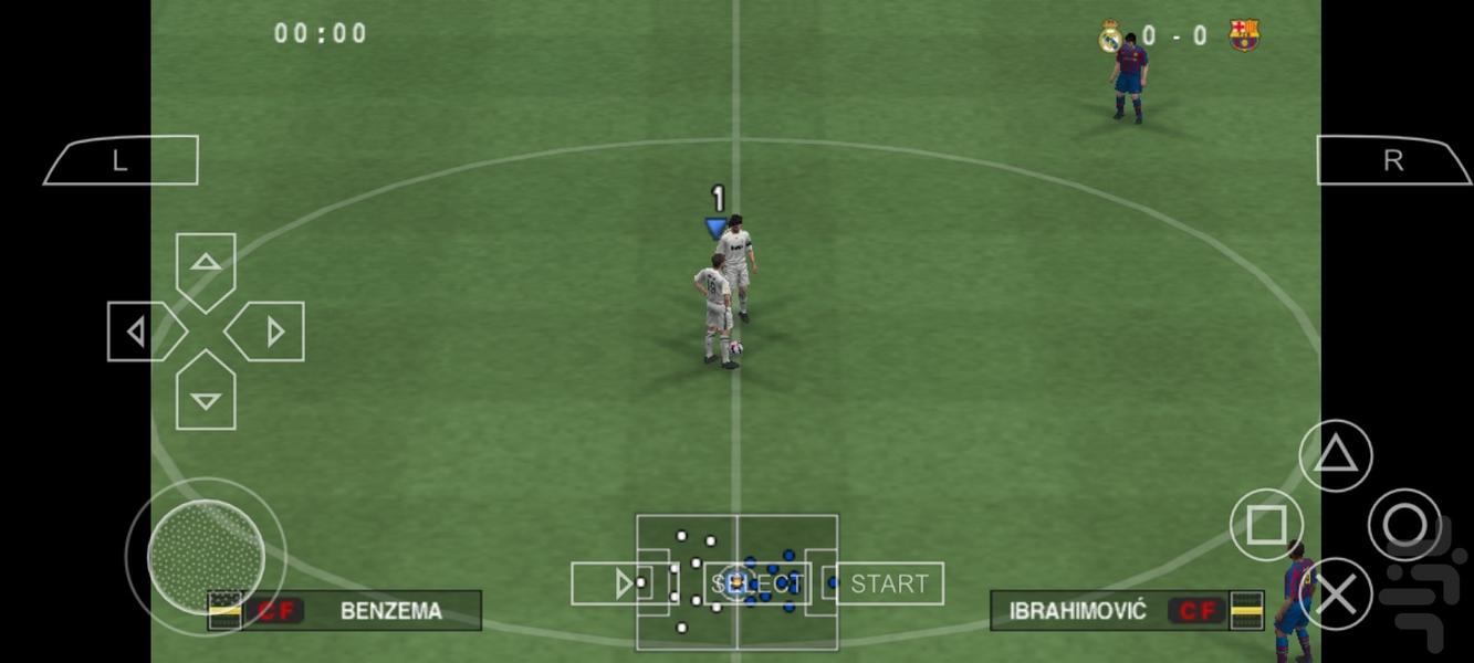 فوتبال pes ۲۰۱۰ - عکس بازی موبایلی اندروید