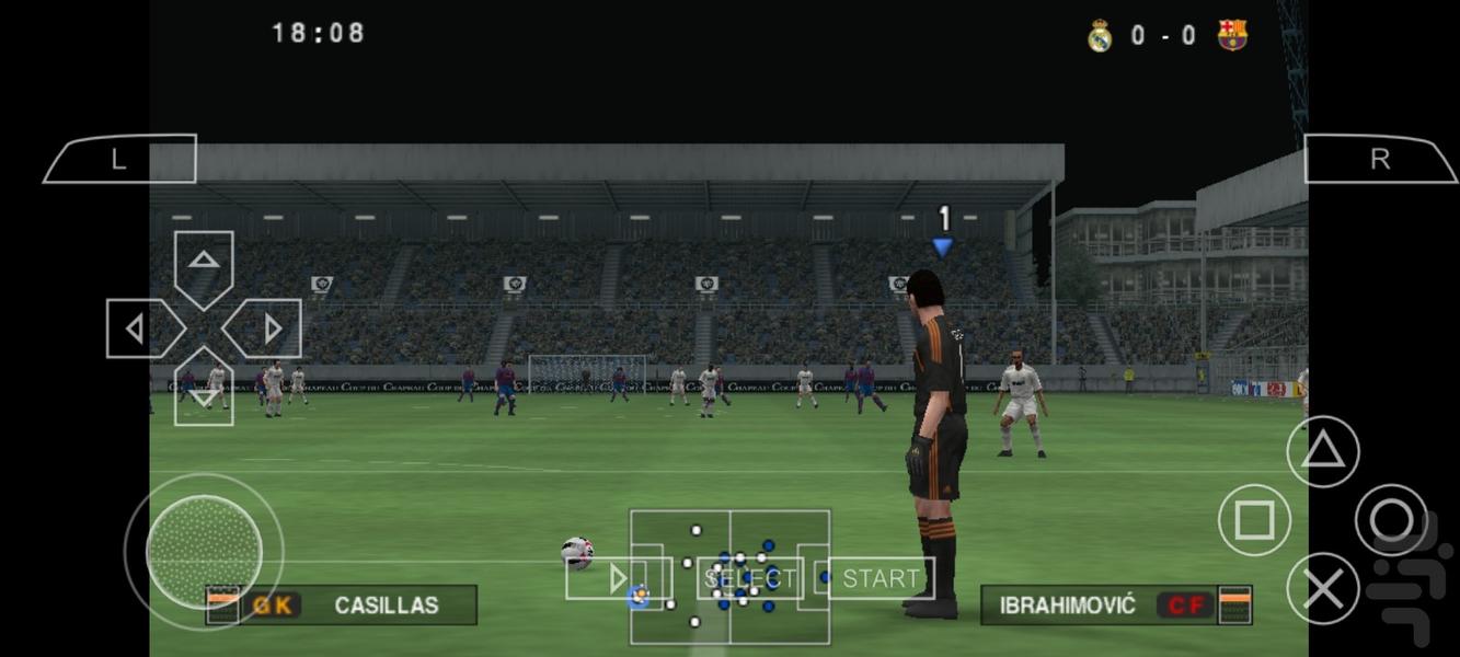فوتبال pes ۲۰۱۰ - عکس بازی موبایلی اندروید