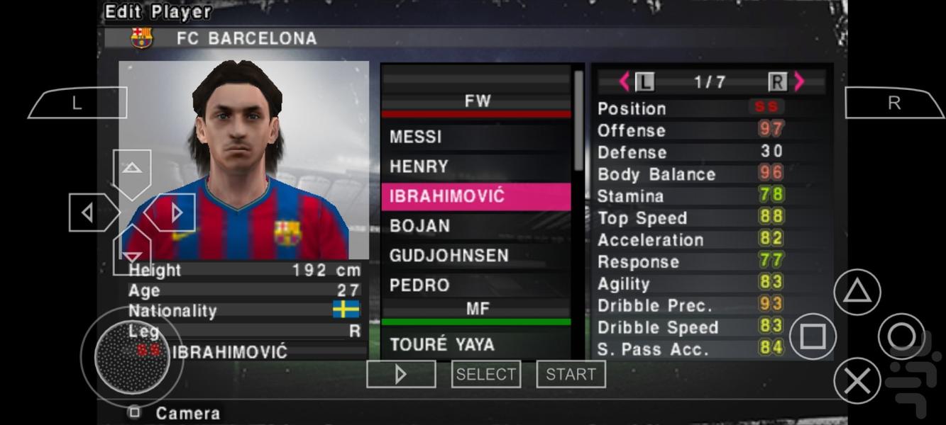 فوتبال pes ۲۰۱۰ - عکس بازی موبایلی اندروید