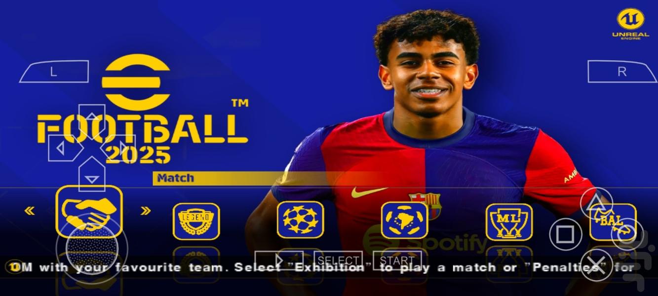 فوتبال pes 24 کنسولی کم حجم - عکس بازی موبایلی اندروید