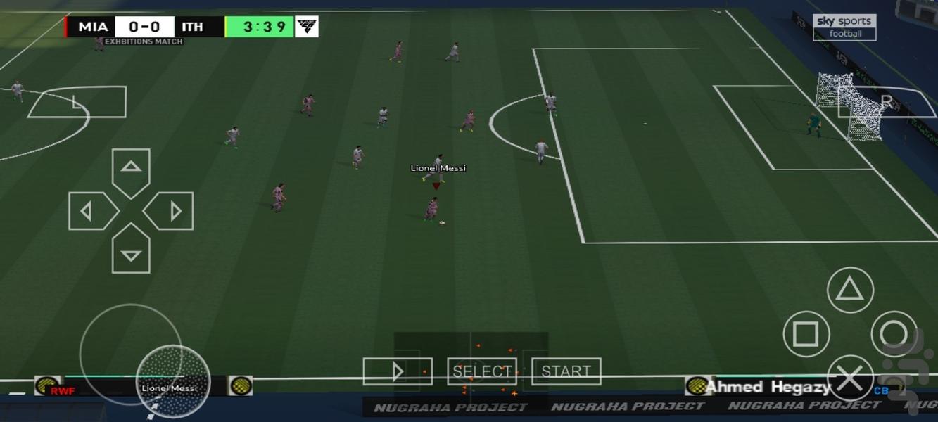فوتبال pes ۲۴ کم حجم غیر رسمی - عکس بازی موبایلی اندروید