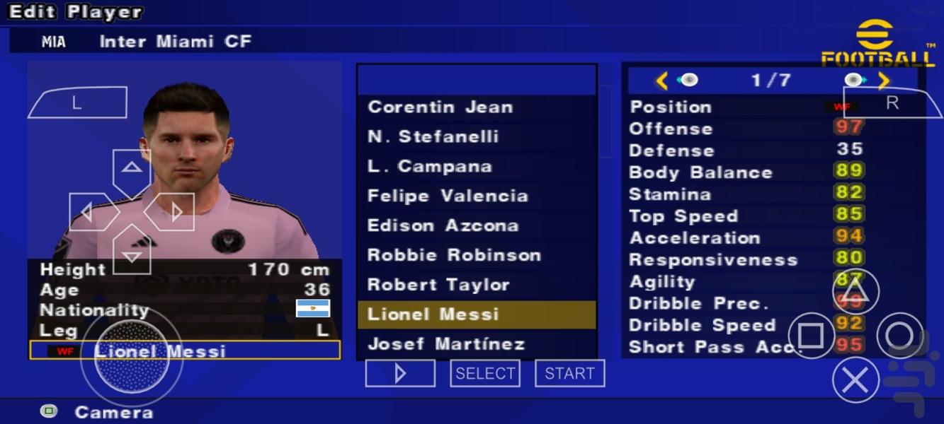 فوتبال pes ۲۴ کم حجم غیر رسمی - عکس بازی موبایلی اندروید