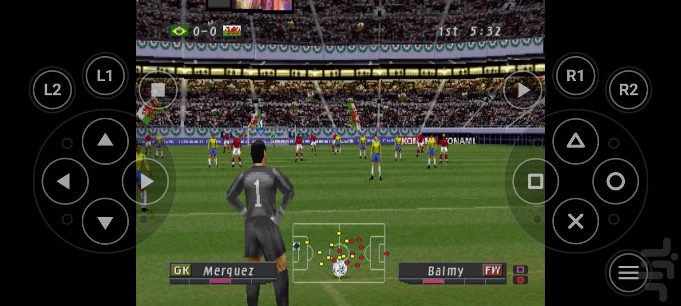 فوتبال پس ۲ - عکس بازی موبایلی اندروید