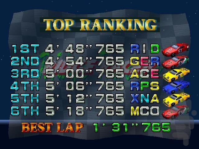 ریج ریسر - عکس بازی موبایلی اندروید