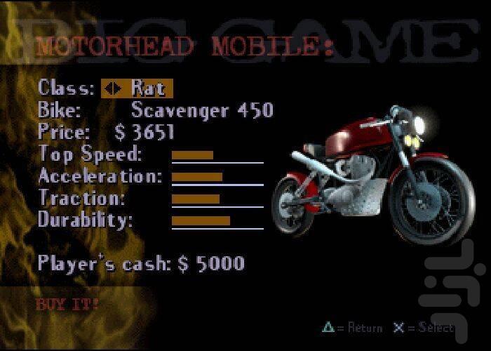 Road Rash 3D - Gameplay image of android game