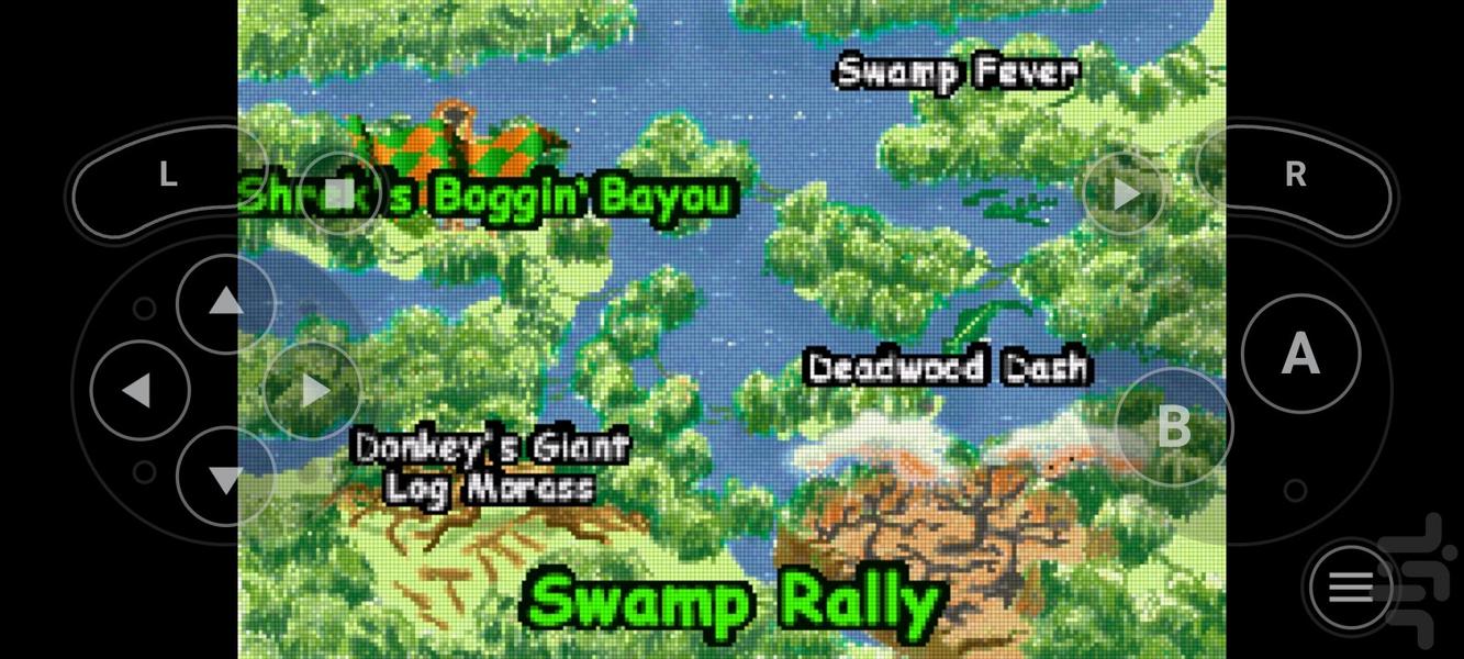 شرک مسابقه در باتلاق - عکس بازی موبایلی اندروید