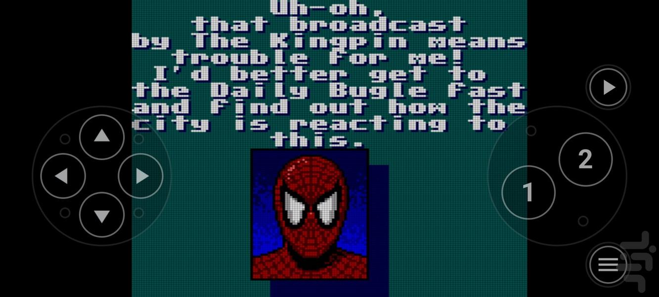 مرد عنکبوتی و شاه سنجاق - Gameplay image of android game