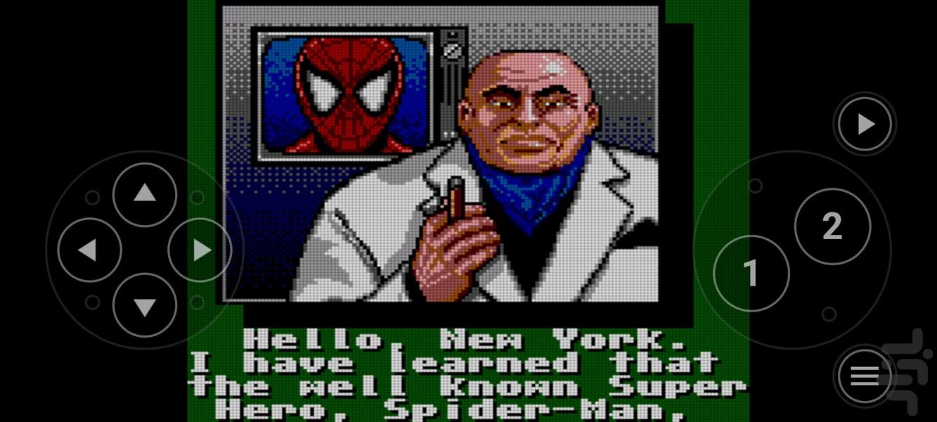 مرد عنکبوتی و شاه سنجاق - Gameplay image of android game