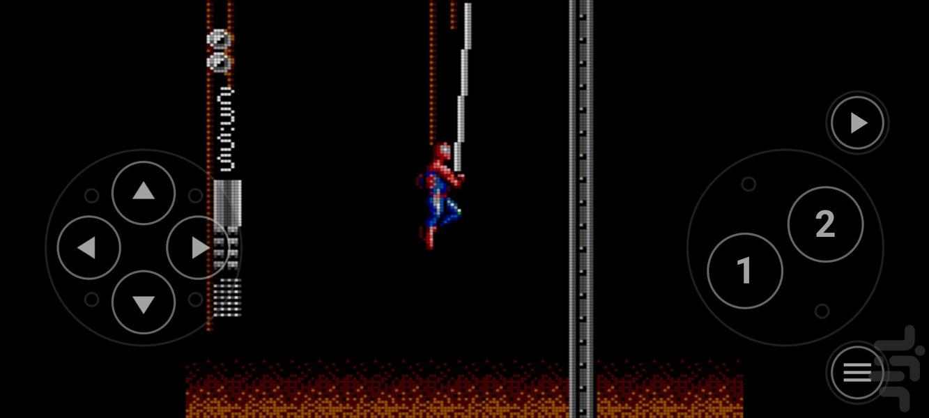 مرد عنکبوتی و شاه سنجاق - Gameplay image of android game