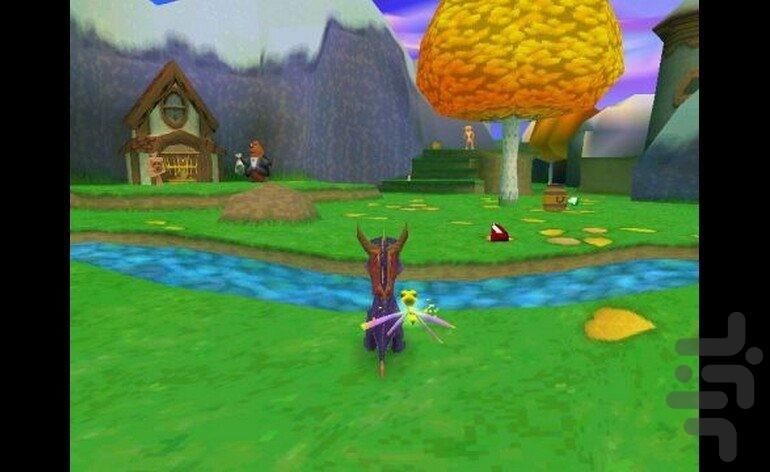 اسپایرو 3 سال اژدها - Gameplay image of android game