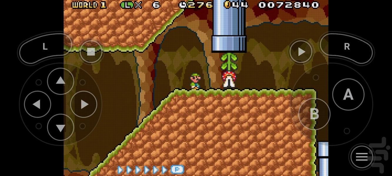 سوپر ماریو ۴ پیشرفته - عکس بازی موبایلی اندروید