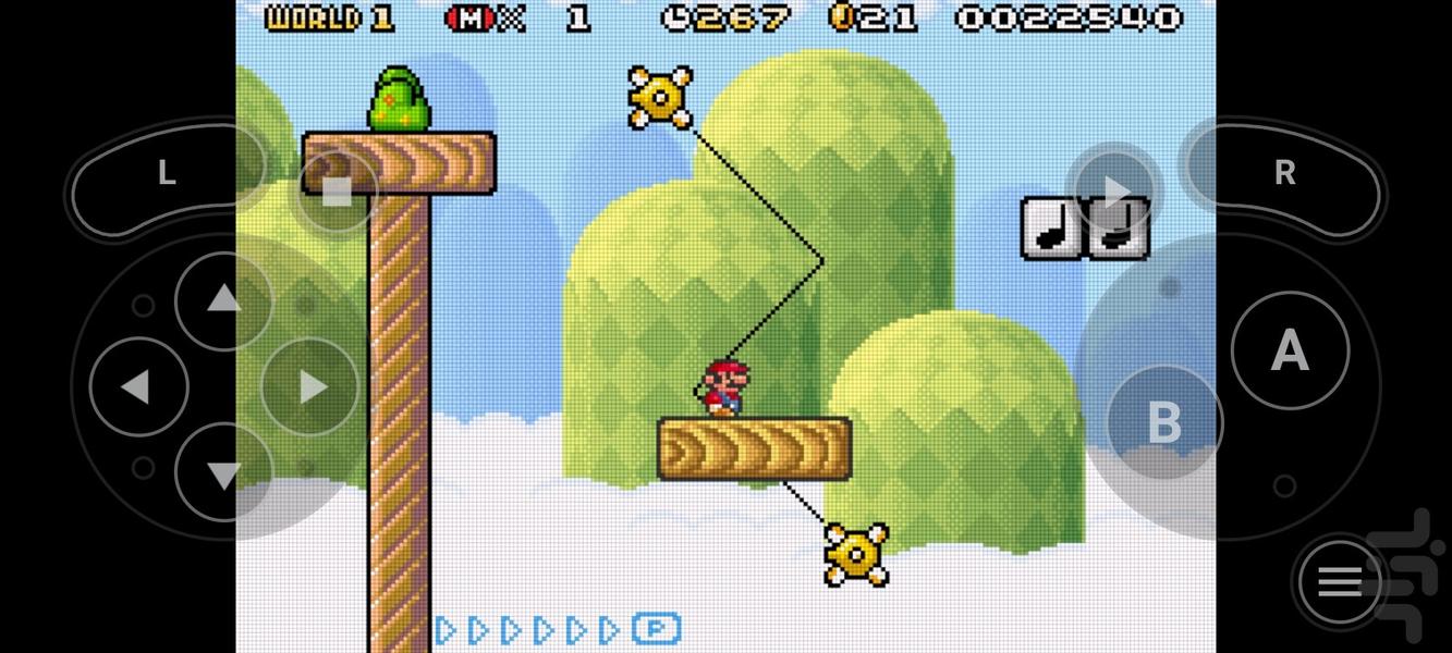 سوپر ماریو ۴ پیشرفته - عکس بازی موبایلی اندروید