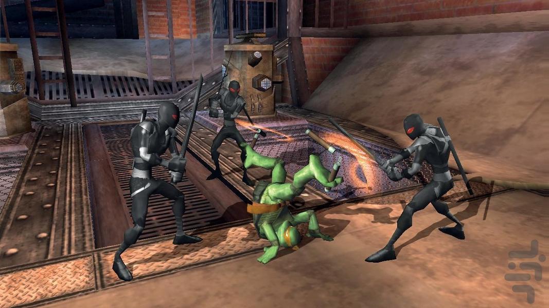 لاک پشت های نینجا - عکس بازی موبایلی اندروید