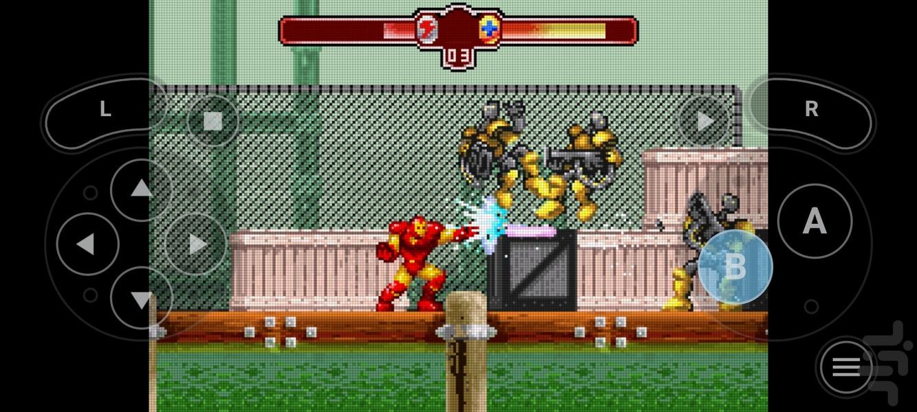 مرد آهنی شگفت انگیز - Gameplay image of android game