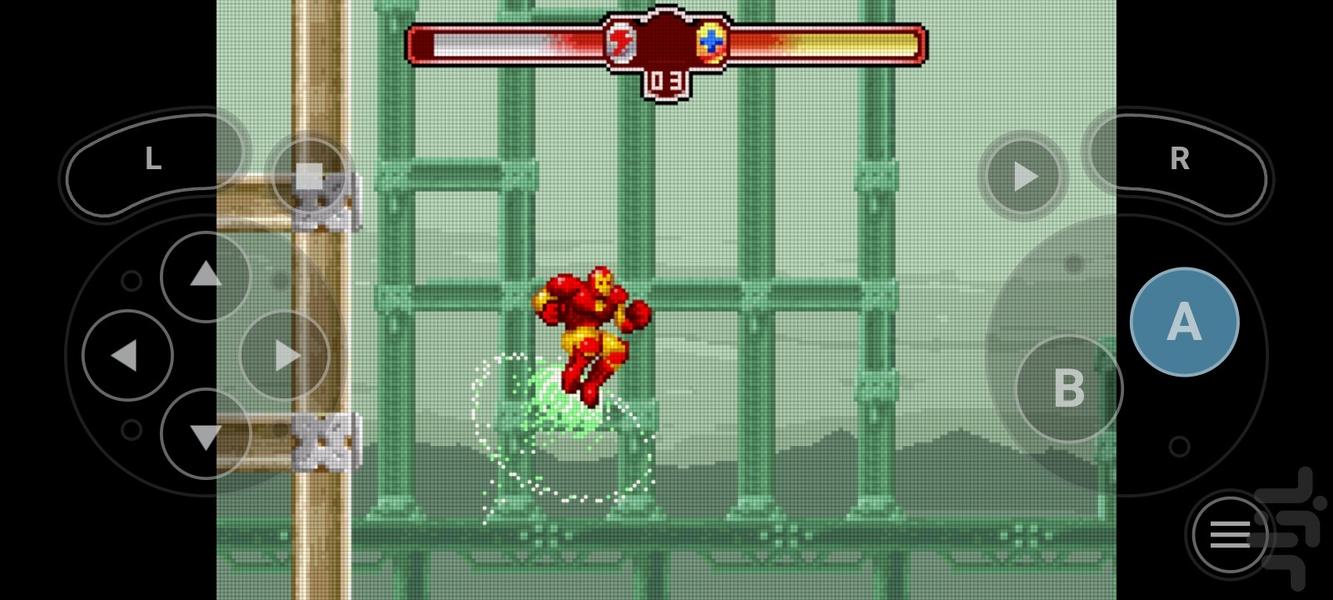 مرد آهنی شگفت انگیز - Gameplay image of android game