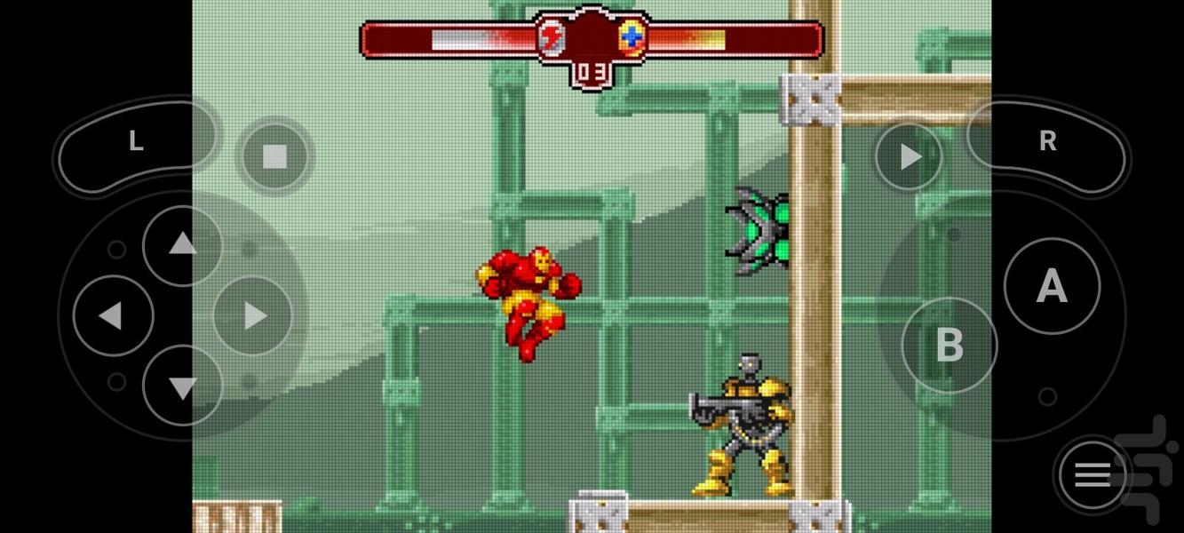 مرد آهنی شگفت انگیز - Gameplay image of android game