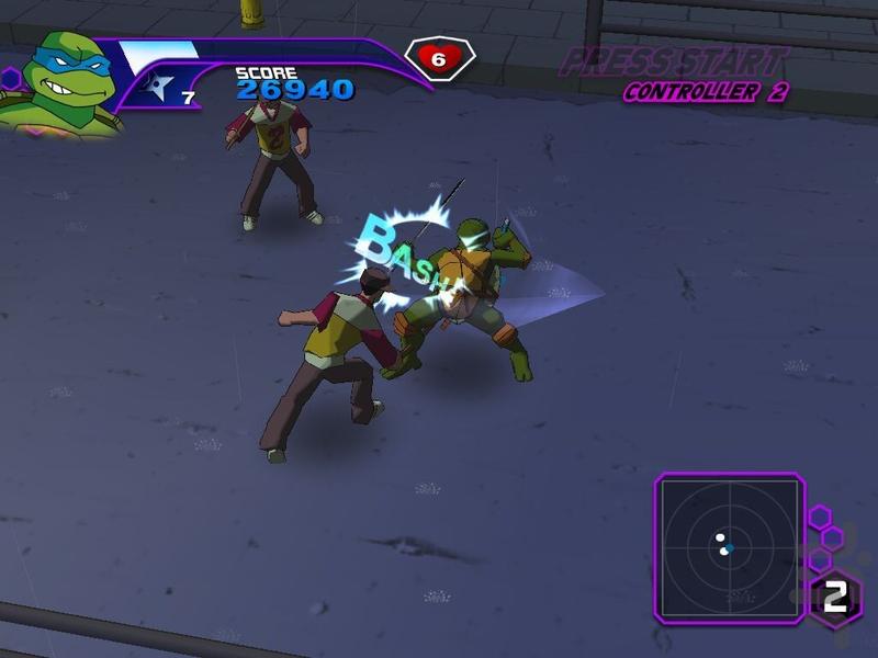 لاک پشت های نینجا ۱ - عکس بازی موبایلی اندروید