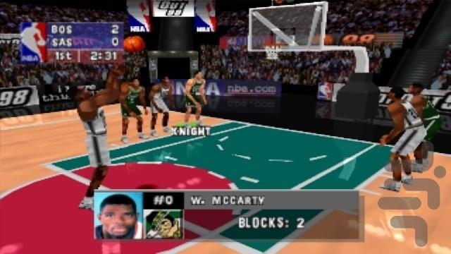 بسکتبال ان بی ای 98 - Gameplay image of android game