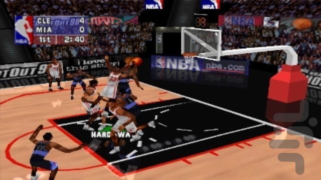بسکتبال ان بی ای 98 - Gameplay image of android game
