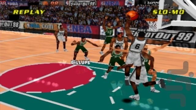 بسکتبال ان بی ای 98 - Gameplay image of android game