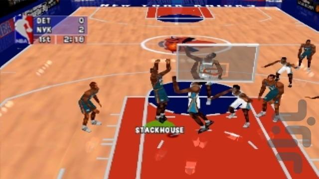 بسکتبال ان بی ای 98 - Gameplay image of android game