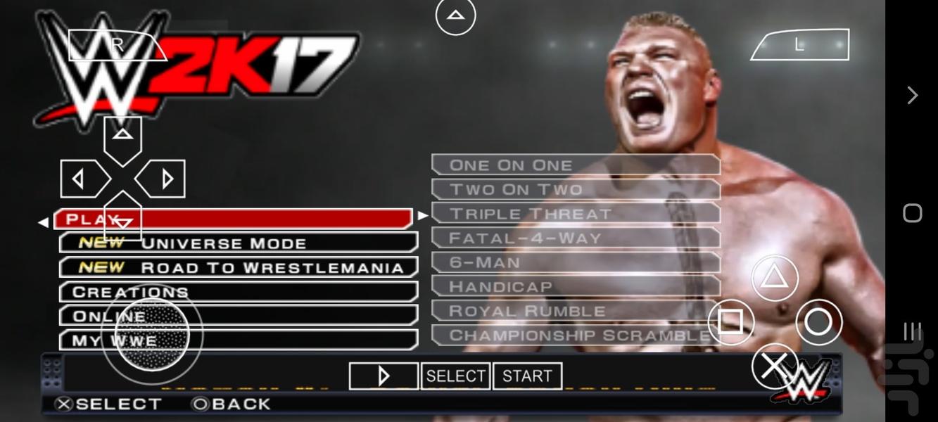 WWE 2K17 - Gameplay image of android game