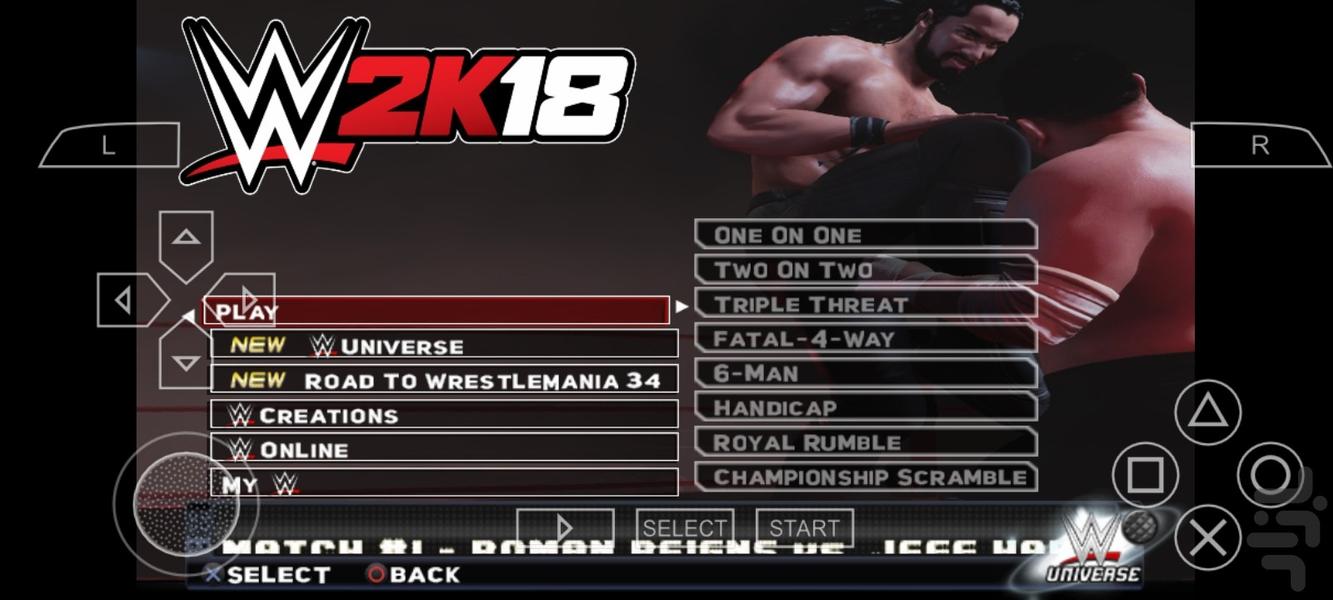 WWE 2K18 - Gameplay image of android game