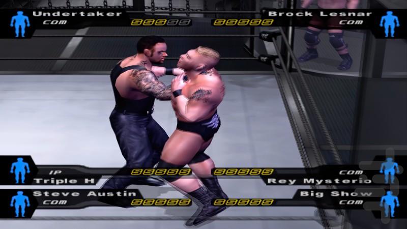 کشتی کج پلی استیشن 2 - Gameplay image of android game