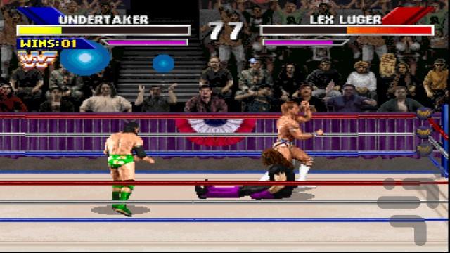 کشتی کج اندر تیکر - عکس بازی موبایلی اندروید