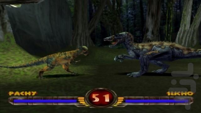 تیکن دایناسورها - Gameplay image of android game