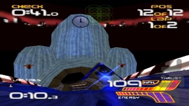 مسابقه ماشین فضایی ۲۰۹۷ - Gameplay image of android game