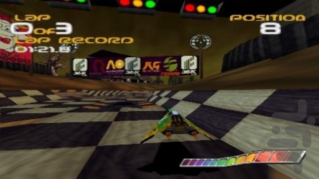 مسابقه ماشین فضایی - عکس بازی موبایلی اندروید