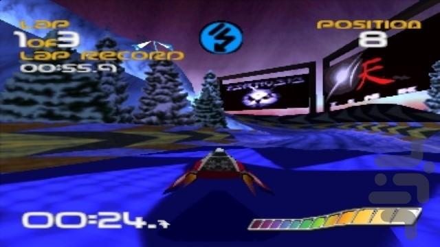 مسابقه ماشین فضایی - عکس بازی موبایلی اندروید