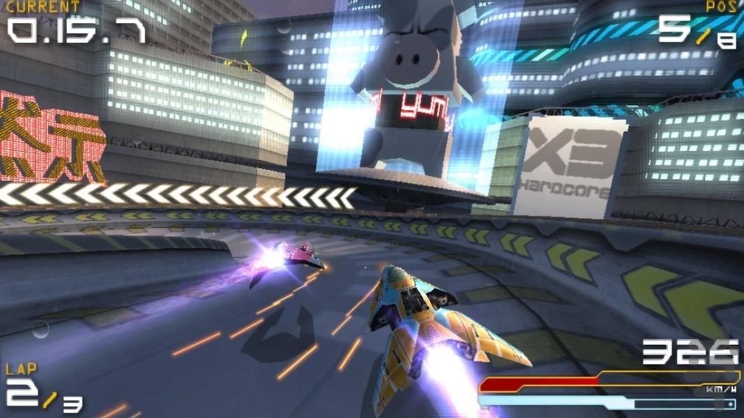 Wipeout Pure - Gameplay image of android game