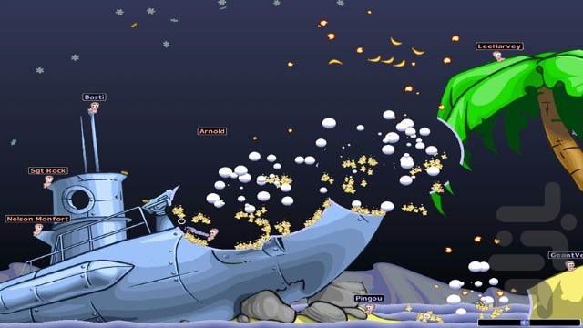 کرم ها جنگ جهانی - عکس بازی موبایلی اندروید