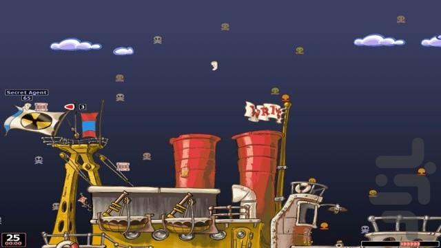 کرم ها جنگ جهانی - عکس بازی موبایلی اندروید