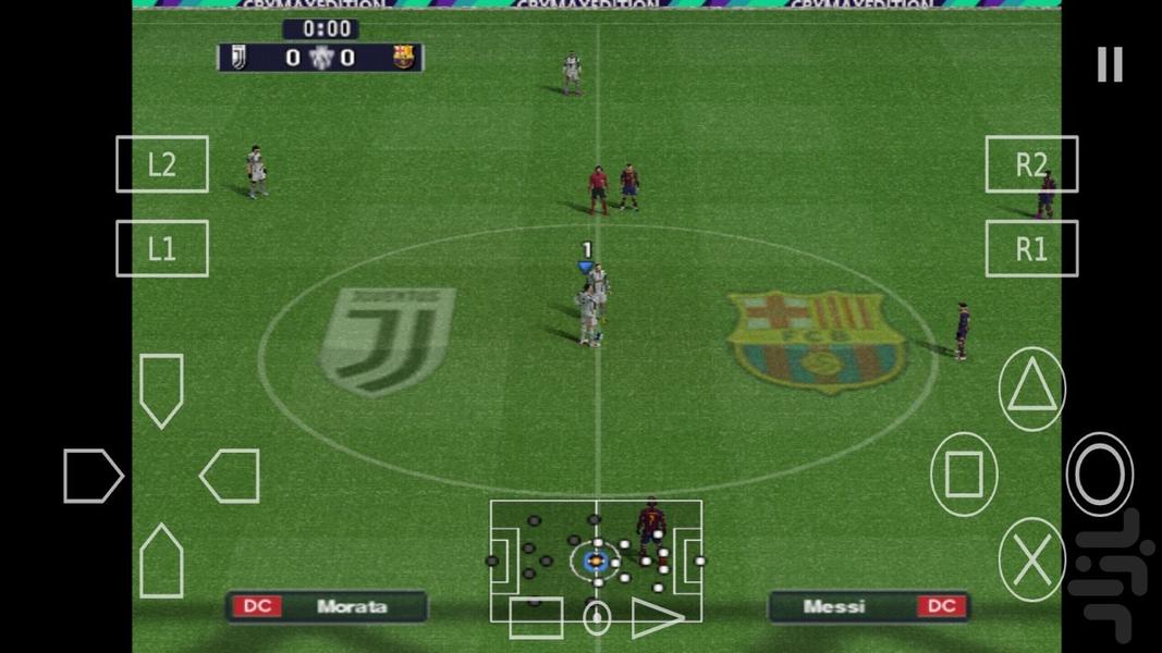 فوتبال eFootball pes 21 Ps2 غیر رسمی - Gameplay image of android game