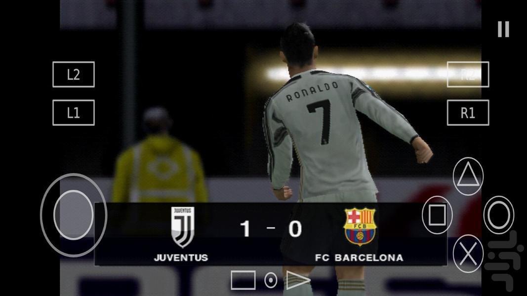فوتبال eFootball pes 21 Ps2 غیر رسمی - Gameplay image of android game
