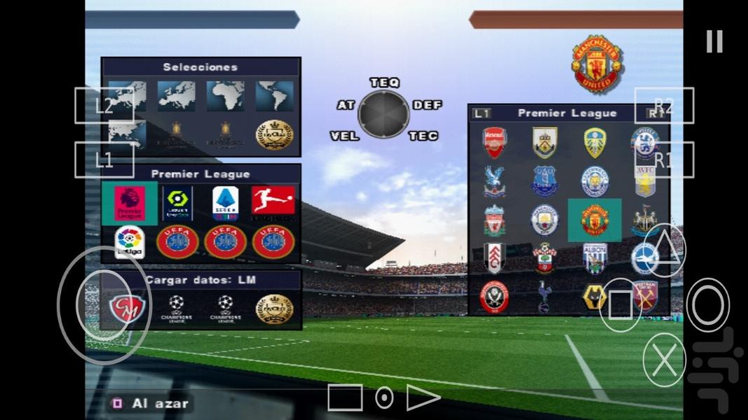 فوتبال eFootball pes 21 Ps2 غیر رسمی - Gameplay image of android game