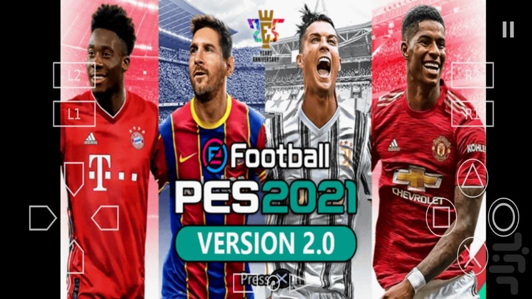 فوتبال eFootball pes 21 Ps2 غیر رسمی - عکس بازی موبایلی اندروید