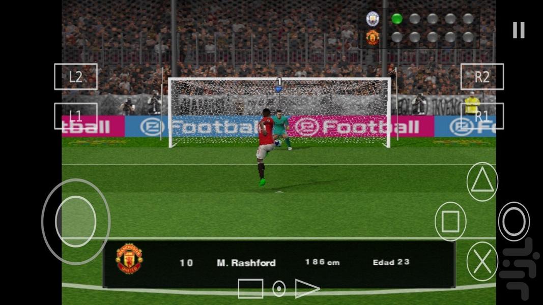 فوتبال eFootball pes 21 Ps2 غیر رسمی - Gameplay image of android game