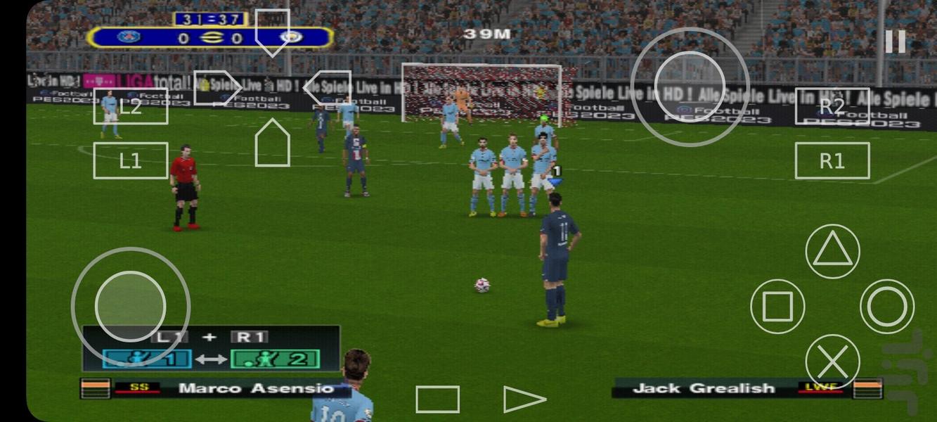 فوتبال eFootball pes ۲۳ Ps۲ غیر رسمی - عکس بازی موبایلی اندروید