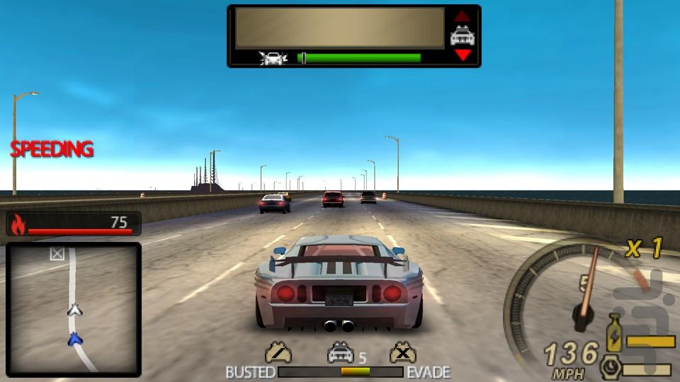 جنون سرعت مخفی - عکس بازی موبایلی اندروید