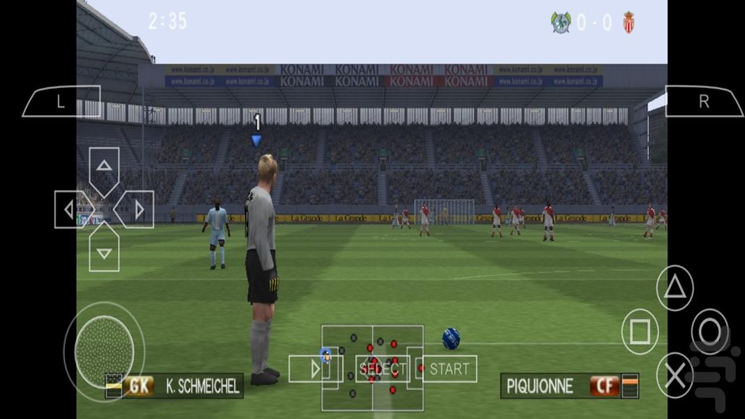 فوتبال pes 2008 - Gameplay image of android game