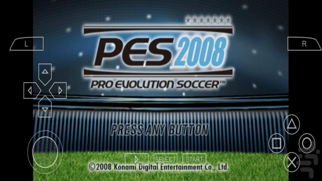 فوتبال pes 2008 - عکس بازی موبایلی اندروید