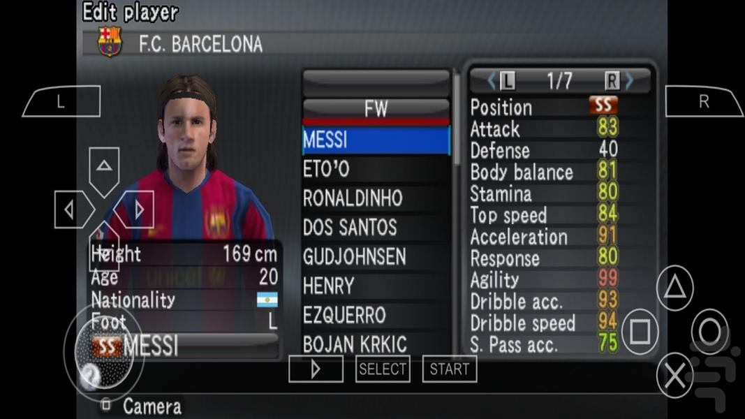 فوتبال pes 2008 - Gameplay image of android game