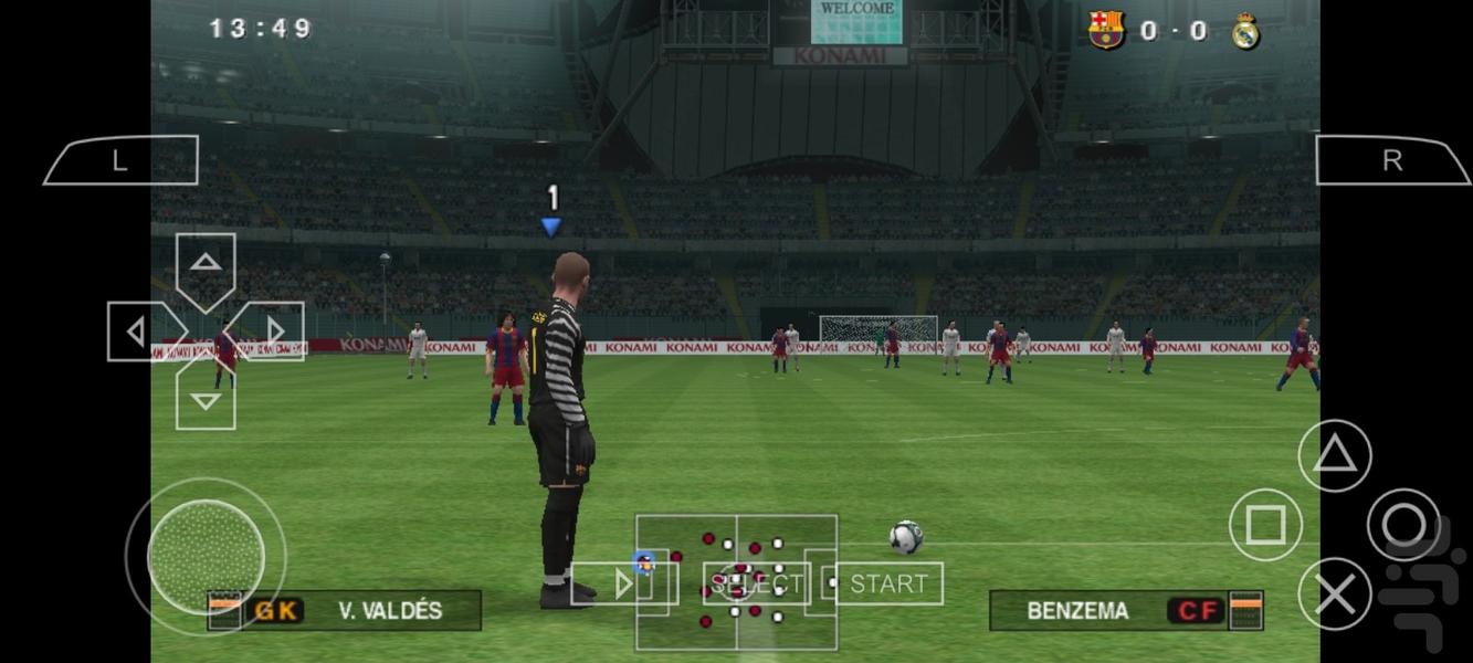 فوتبال pes ۲۰۱۱ - عکس بازی موبایلی اندروید