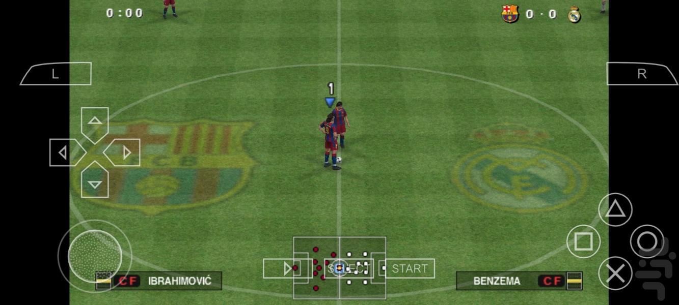فوتبال pes ۲۰۱۱ - عکس بازی موبایلی اندروید
