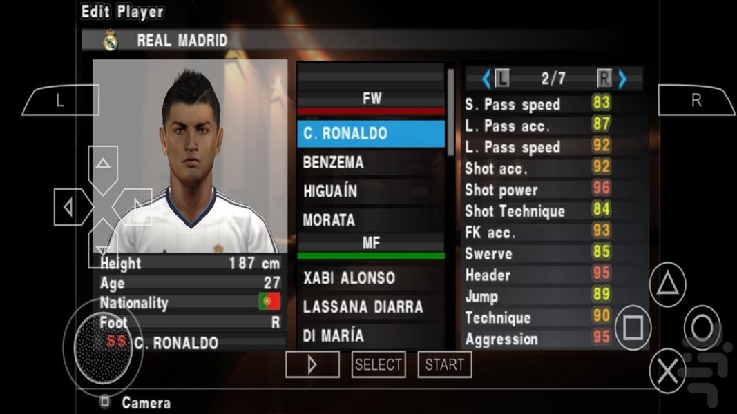 فوتبال PES ۲۰۱۳ - عکس بازی موبایلی اندروید