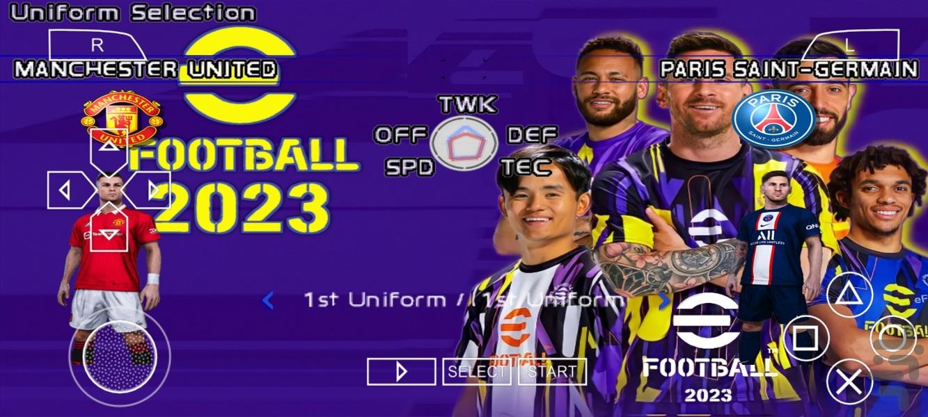 فوتبال PES ۲۰۲۳ کم حجم - عکس بازی موبایلی اندروید
